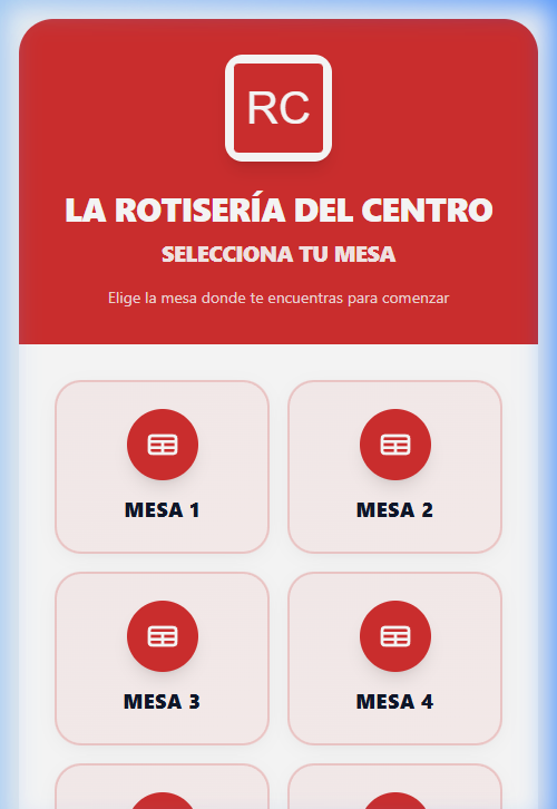 Vista del cliente en móvil